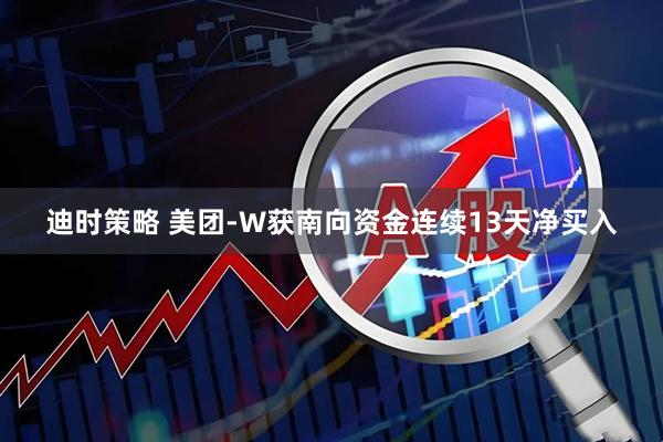 迪时策略 美团-W获南向资金连续13天净买入