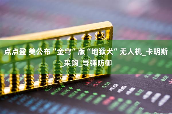 点点盈 美公布“金穹”版“地狱犬”无人机_卡明斯_采购_导弹防御