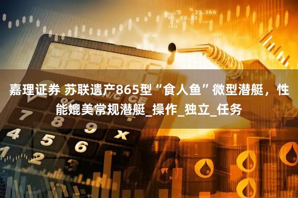 嘉理证券 苏联遗产865型“食人鱼”微型潜艇，性能媲美常规潜艇_操作_独立_任务